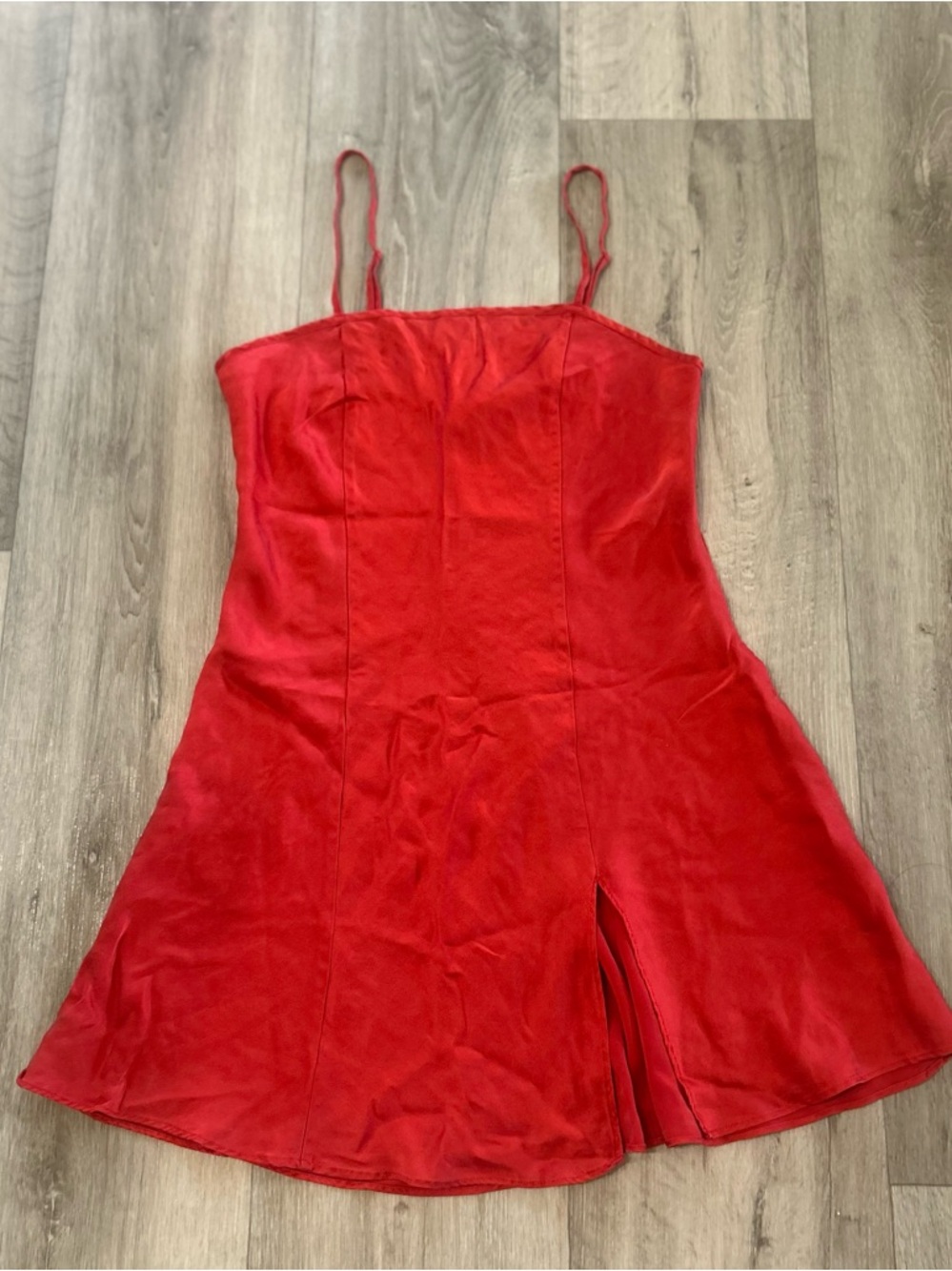Vintage Y2K Victoria’s Secret Red Silk Slip Dress